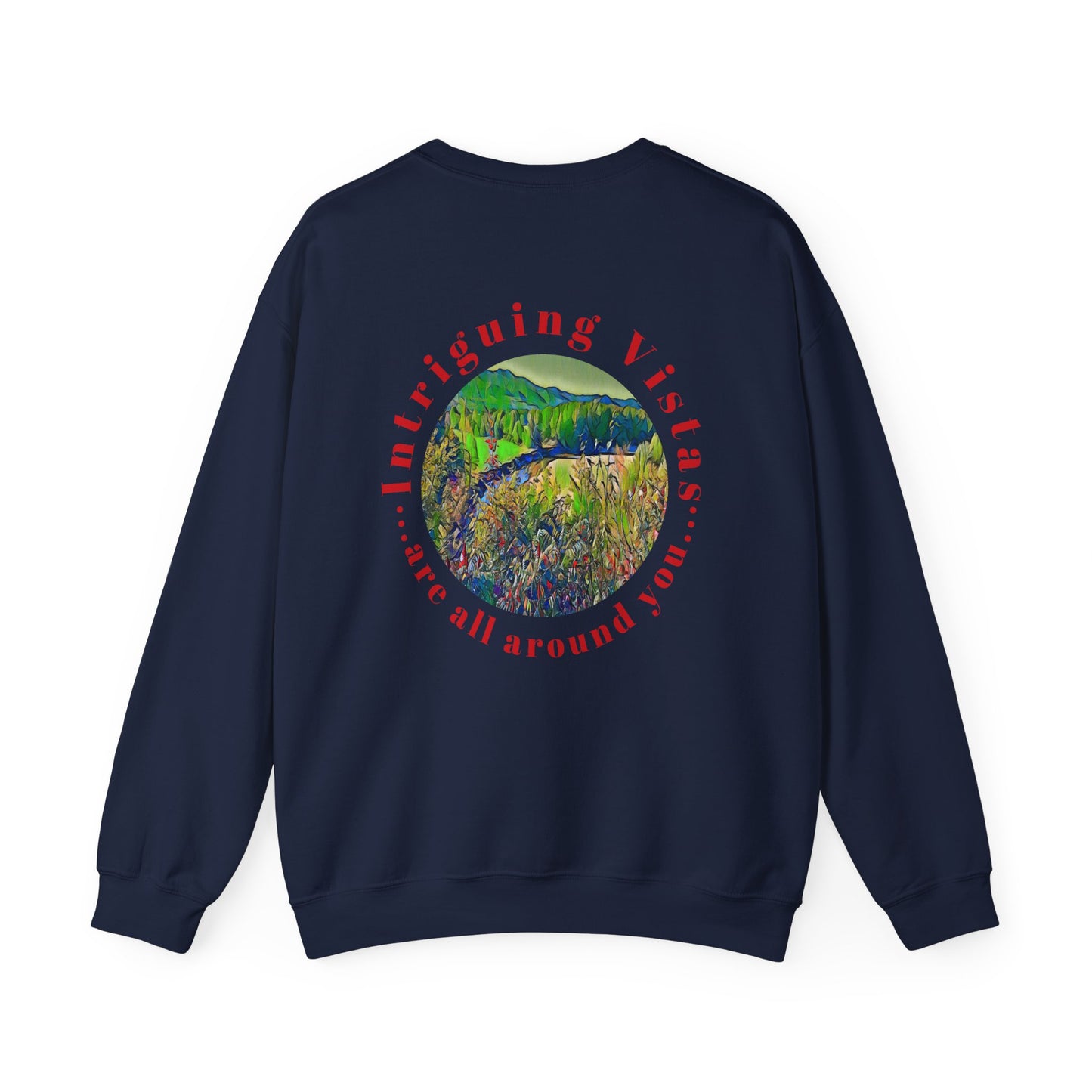 Gildan 18000 Unisex Adult Heavy Blend Crewneck Sweatshirt Available in Multiple Colors from the Scenery Series at Intriguing Vistas