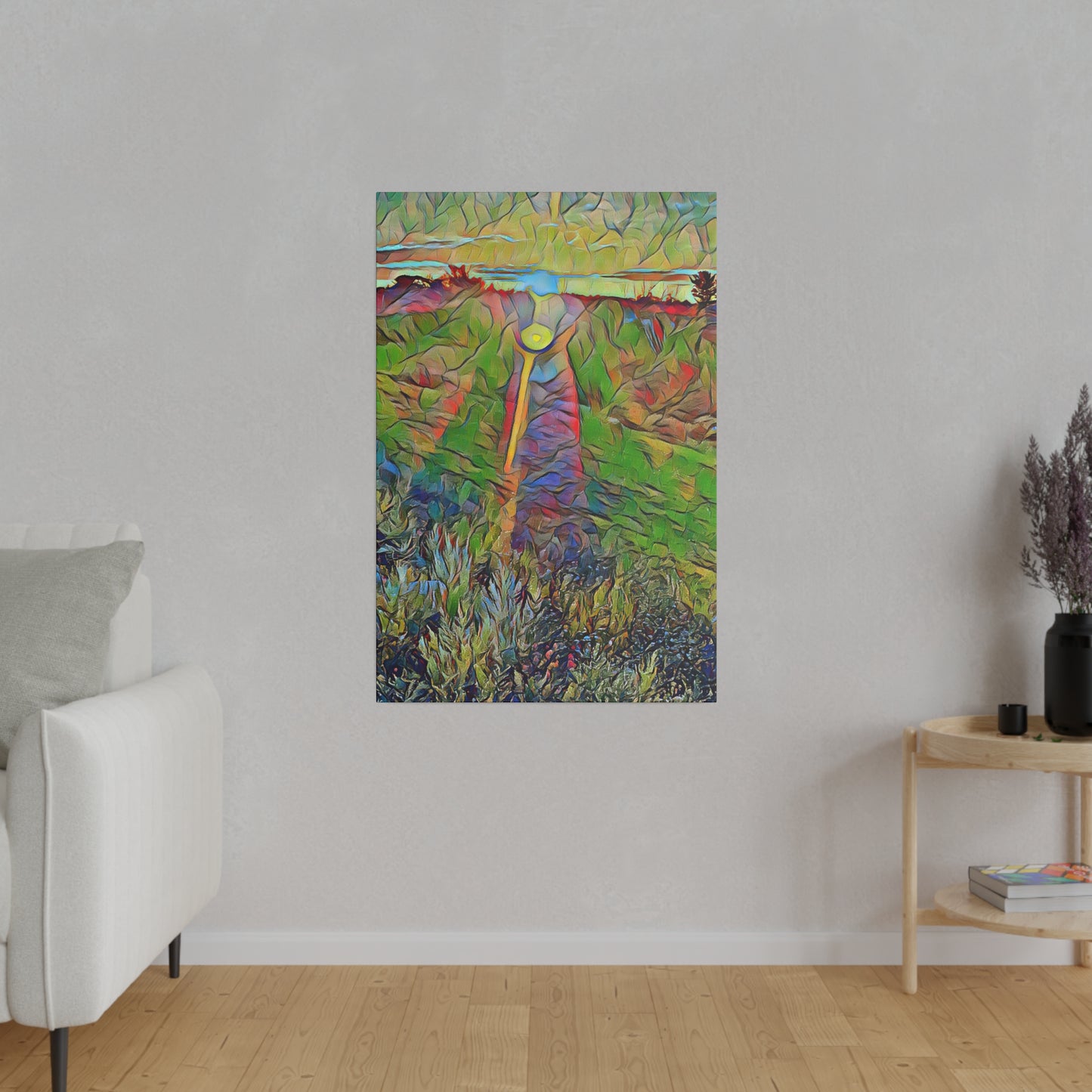 Canvas Print in Multiple Portrait Sizes from the Sunset Series at Intriguing Vistas