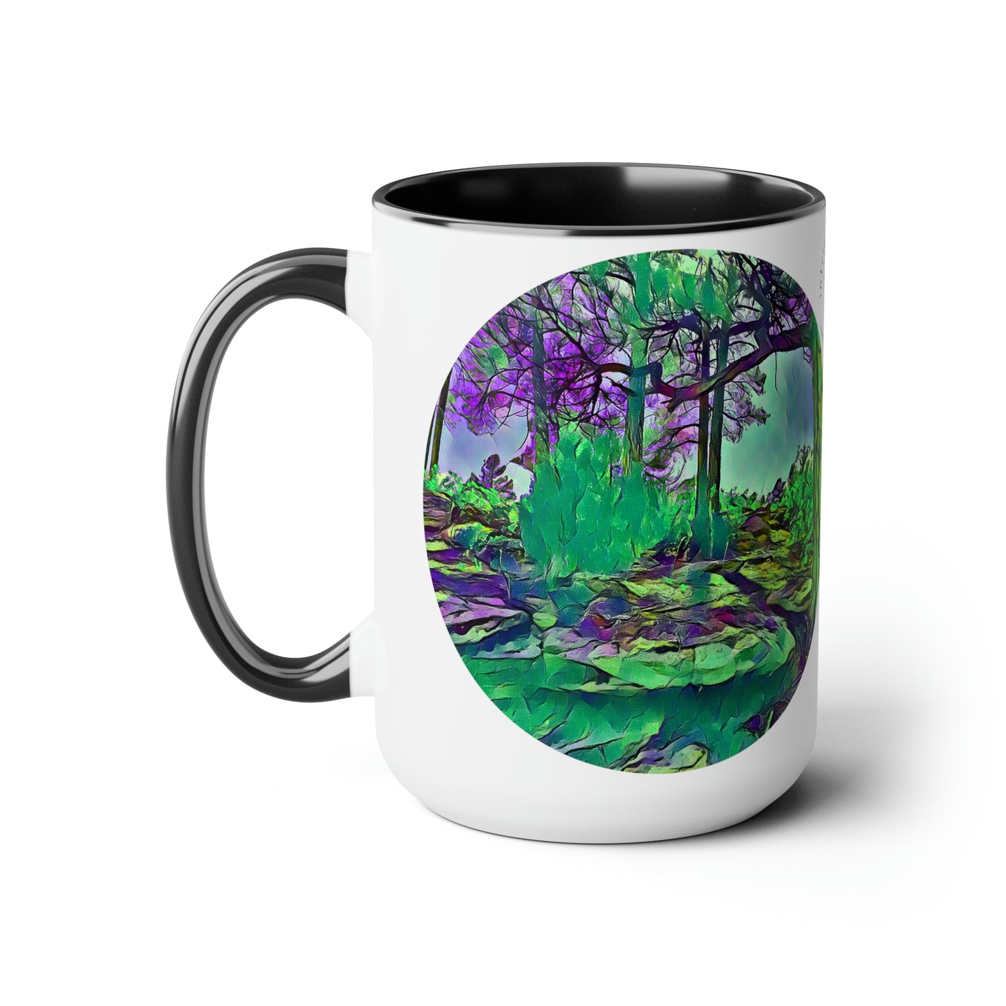 Intriguing Vistas™ Scenery Series Two-Tone Coffee Mugs, 15oz