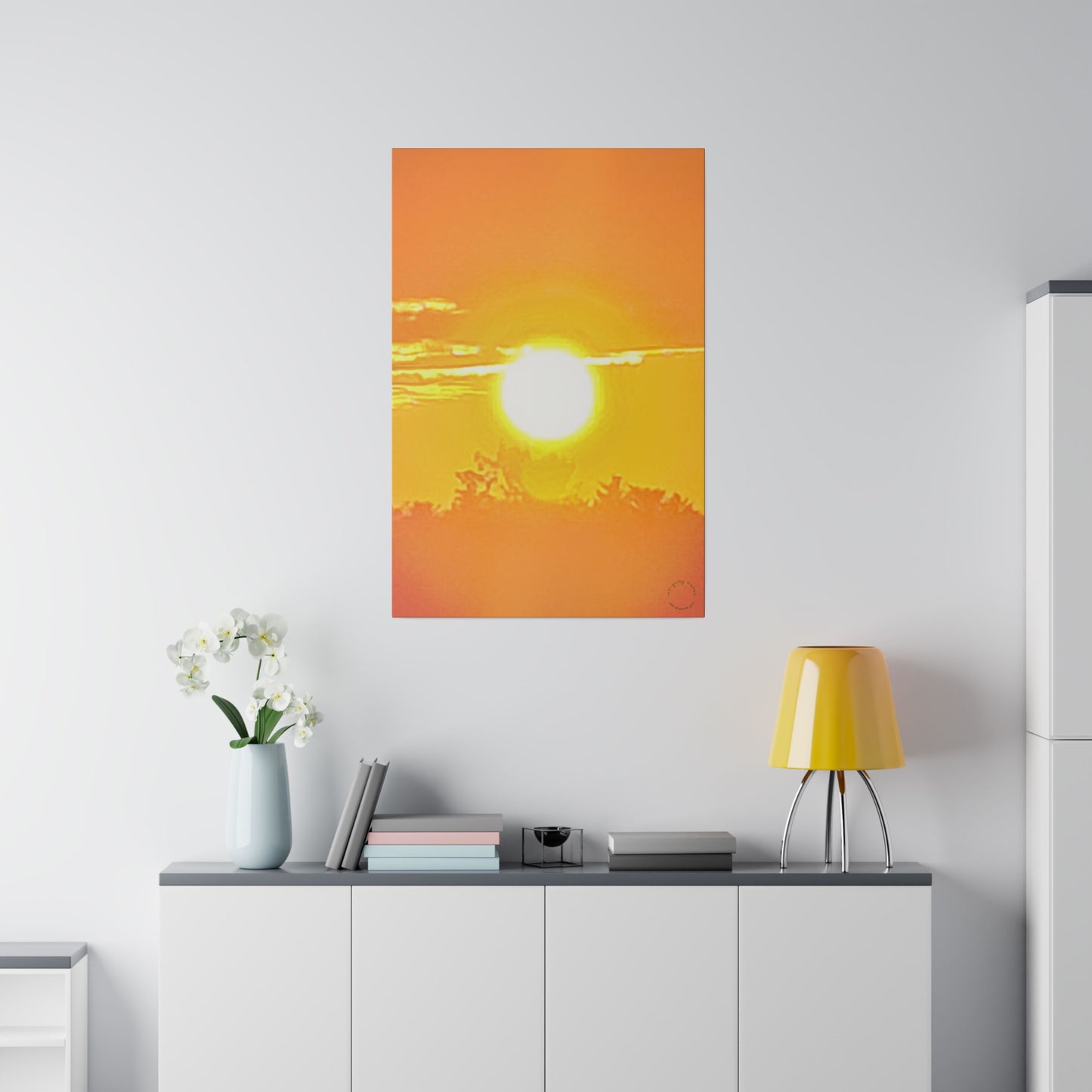 Intriguing Vistas™ Sunset Series Matte Canvas Print in 12 Portrait Sizes!!