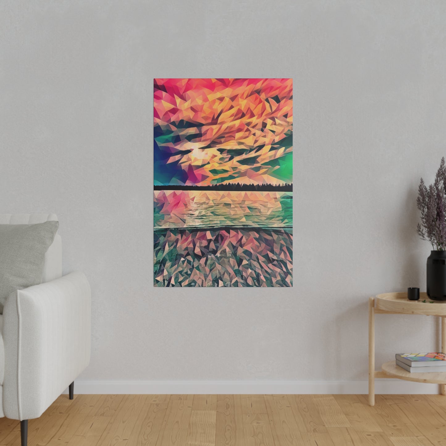 Canvas Print in Multiple Portrait Sizes from the Sunset Series at Intriguing Vistas