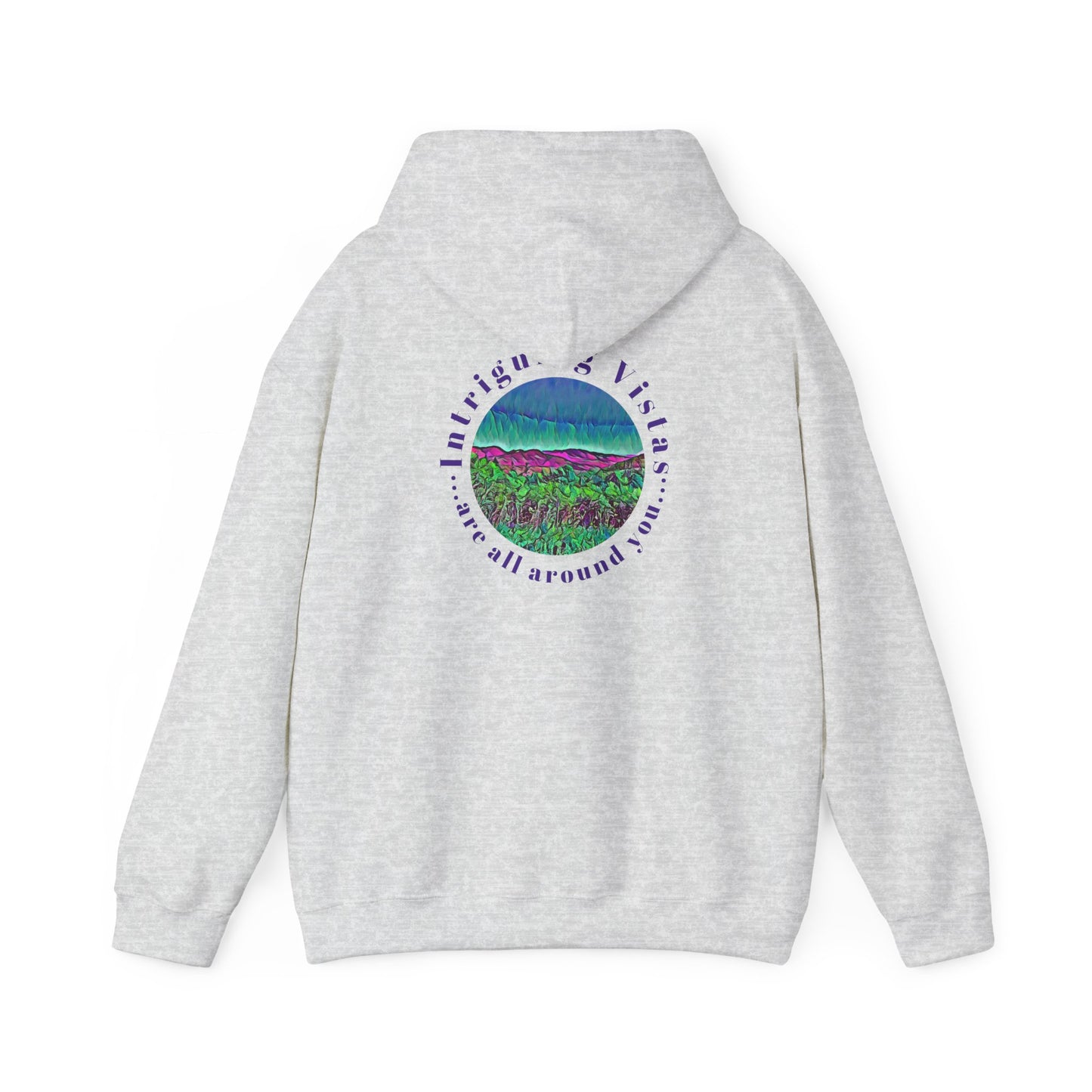 Gildan 18500 Unisex Adult Heavy Blend Crewneck Hooded Sweatshirt from the Scenery Series at Intriguing Vistas