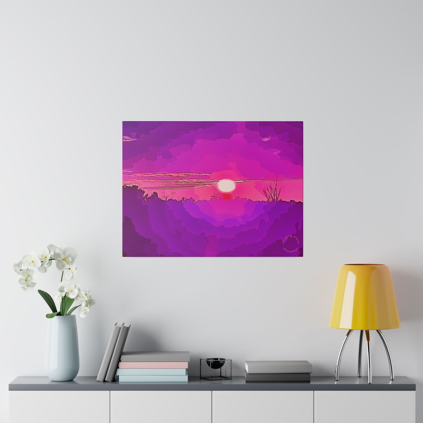 Intriguing Vistas™ Sunset Series Matte Canvas Print in 12 Horizontal Sizes!!