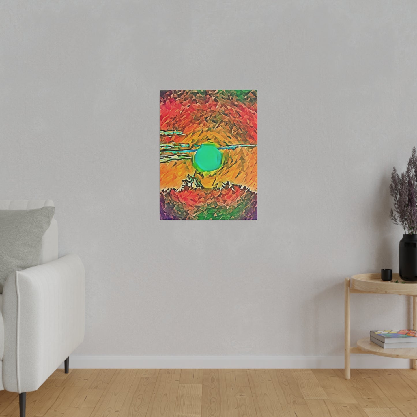 Intriguing Vistas™ Sunset Series Matte Canvas Print in 12 Portrait Sizes!!