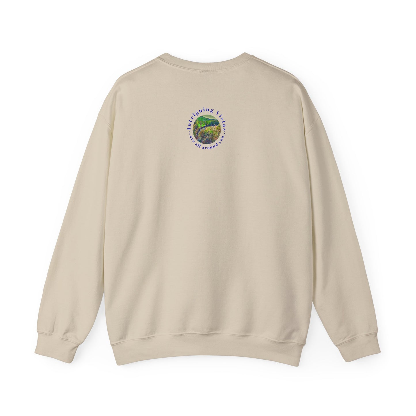 Gildan 18000 Unisex Adult Heavy Blend Crewneck Sweatshirt Available in Multiple Colors from the Scenery Series at Intriguing Vistas