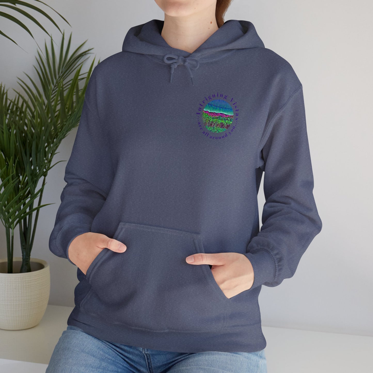 Gildan 18500 Unisex Adult Heavy Blend Crewneck Hooded Sweatshirt from the Scenery Series at Intriguing Vistas