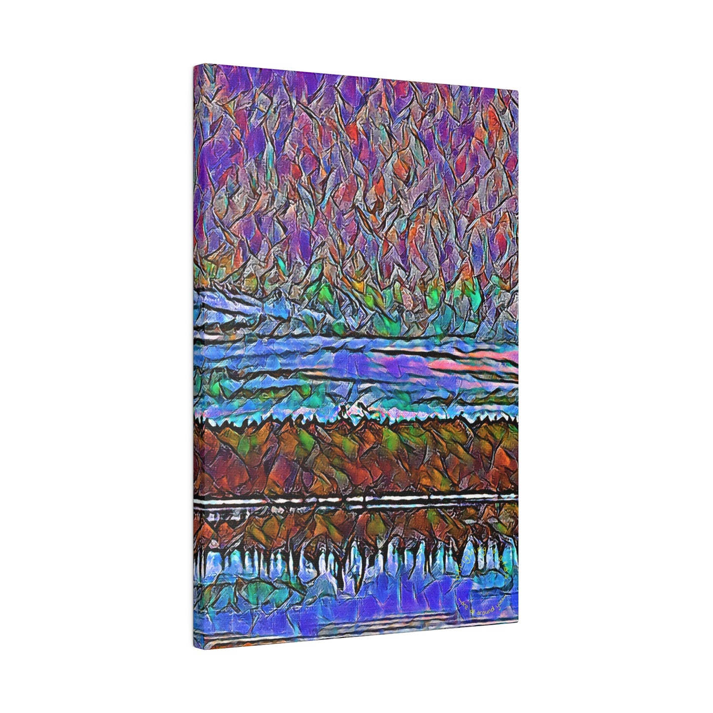 Intriguing Vistas™ Scenery Series Matte Canvas Print in 12 Portrait Sizes!!