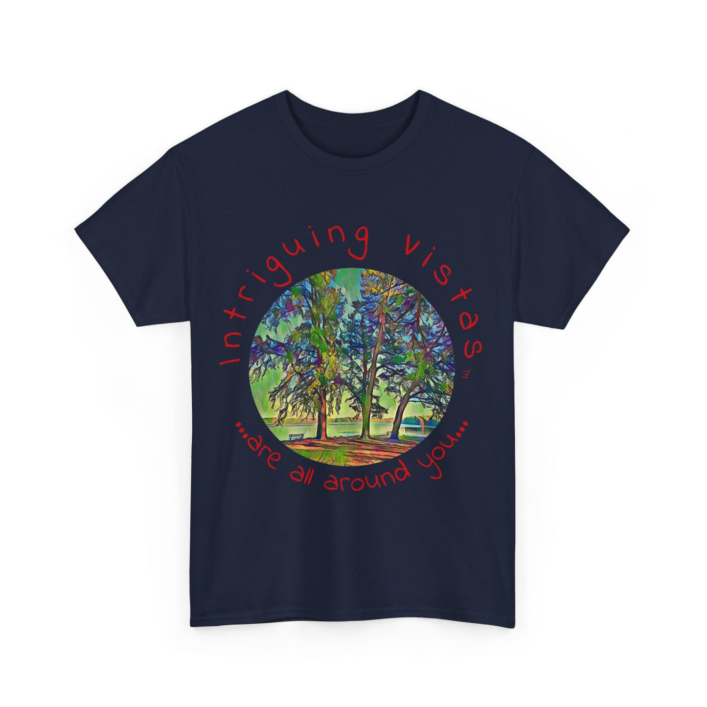 Intriguing Vistas™ Scenery Series Unisex Heavy Cotton Tee