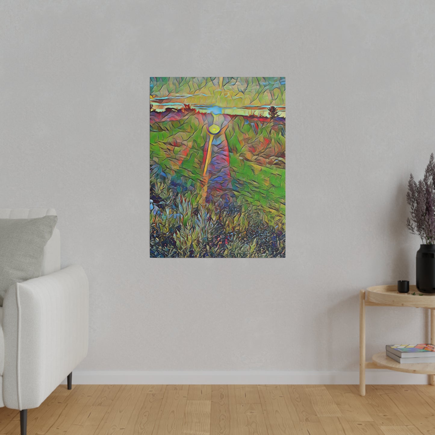 Canvas Print in Multiple Portrait Sizes from the Sunset Series at Intriguing Vistas