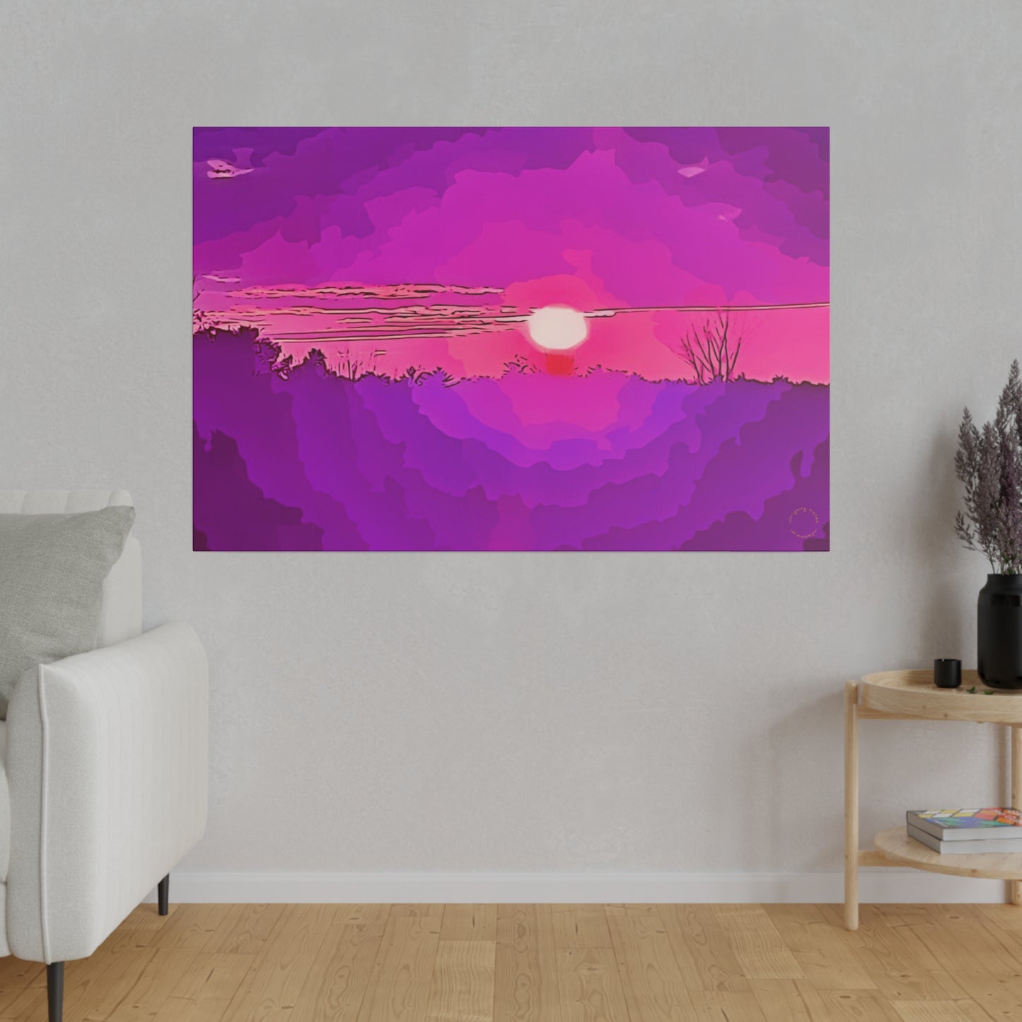 Intriguing Vistas™ Sunset Series Matte Canvas Print in 12 Horizontal Sizes!!