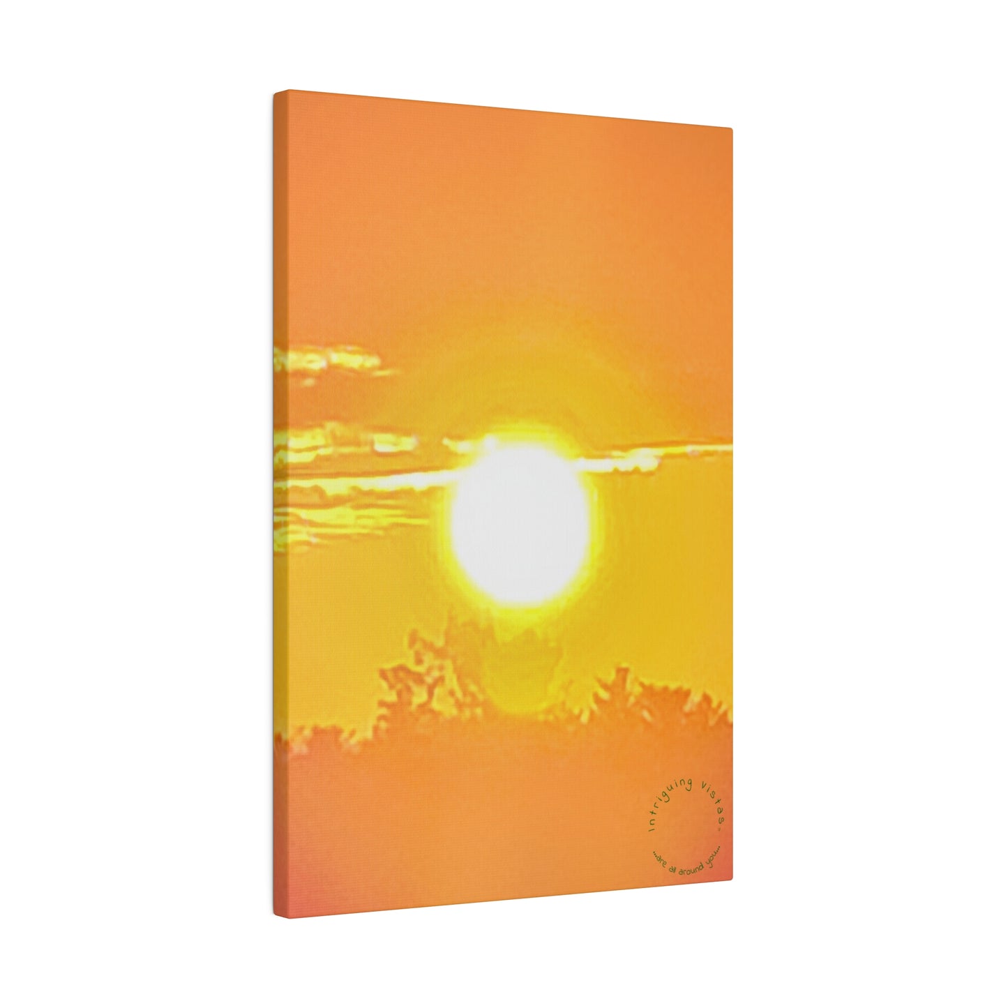 Intriguing Vistas™ Sunset Series Matte Canvas Print in 12 Portrait Sizes!!