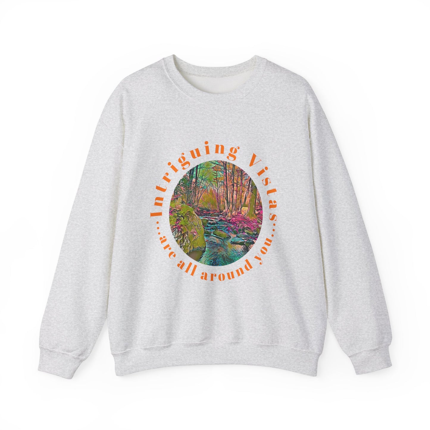 Gildan 18000 Unisex Adult Heavy Blend Crewneck Sweatshirt Available in Multiple Colors from the Scenery Series at Intriguing Vistas