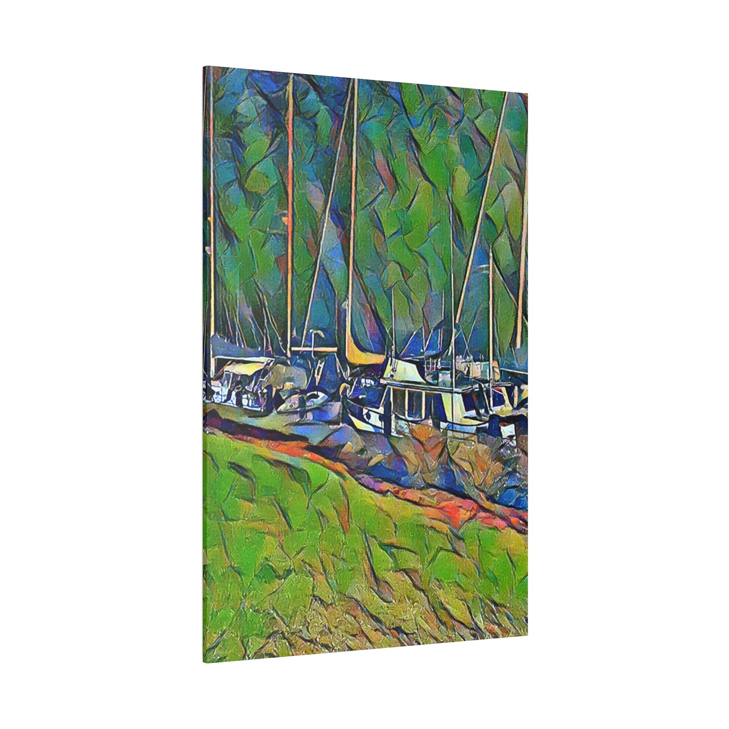 Intriguing Vistas™ Nautical Series Matte Canvas Print in 12 Portrait Sizes!!