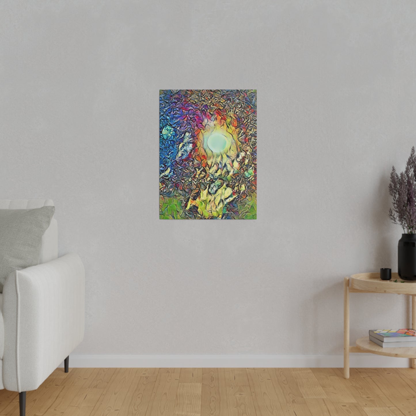 Canvas Art Print in Multiple Portrait Sizes from the Night Sky Series at Intriguing Vistas