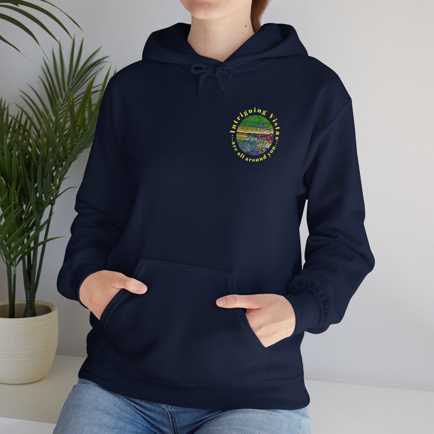 Gildan 18500 Unisex Adult Heavy Blend Crewneck Hooded Sweatshirt from the Scenery Series at Intriguing Vistas