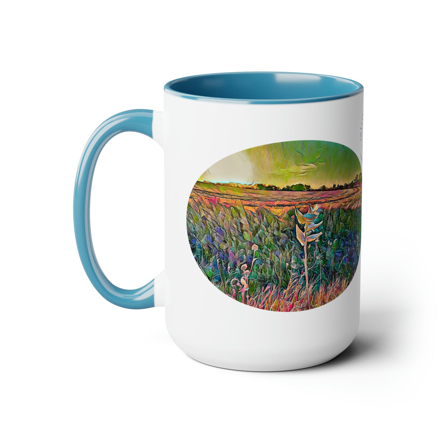 Intriguing Vistas™ Scenery Series Two-Tone Coffee Mugs, 15oz