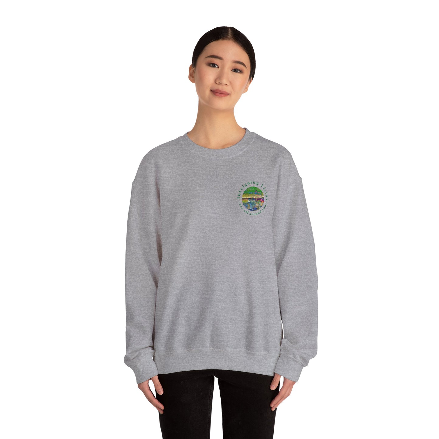 Gildan 18000 Unisex Adult Heavy Blend Crewneck Sweatshirt Available in Multiple Colors from the Scenery Series at Intriguing Vistas