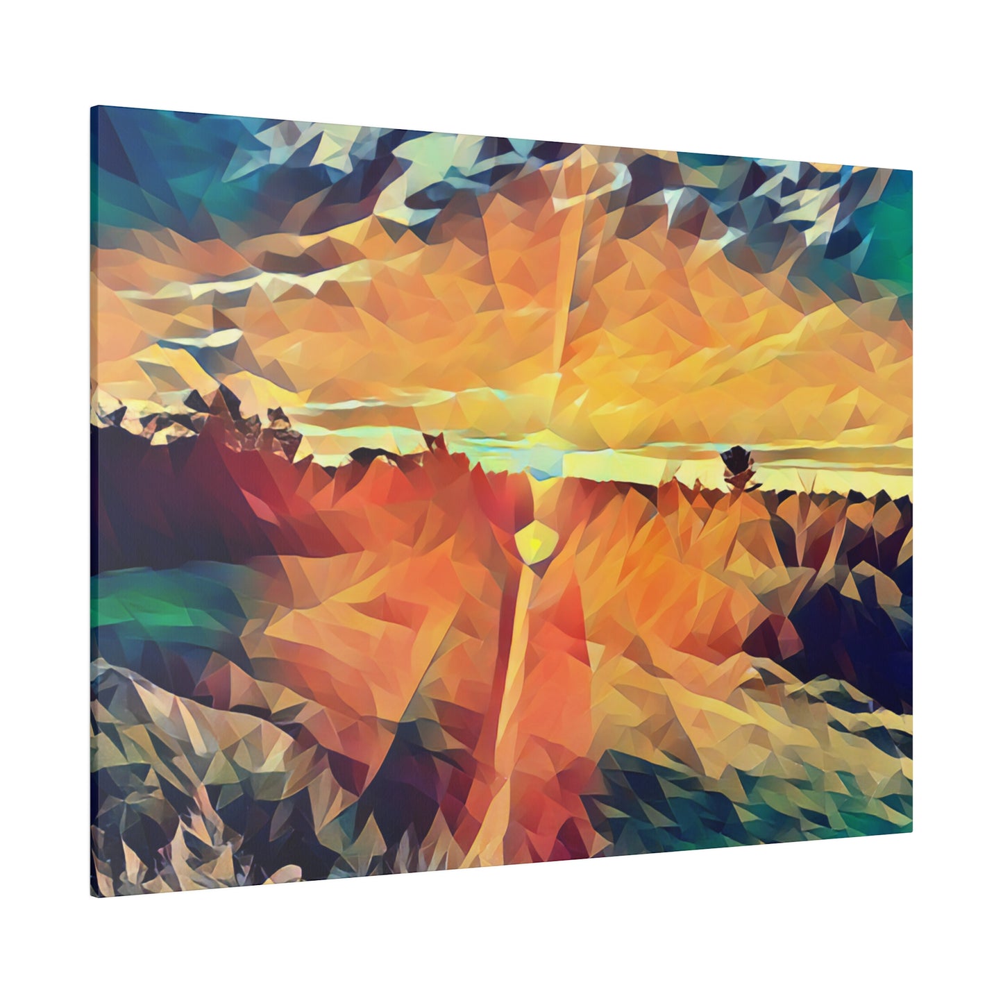 Canvas Art Print in Multiple Landscape Sizes from the Sunset Series at Intriguing Vistas