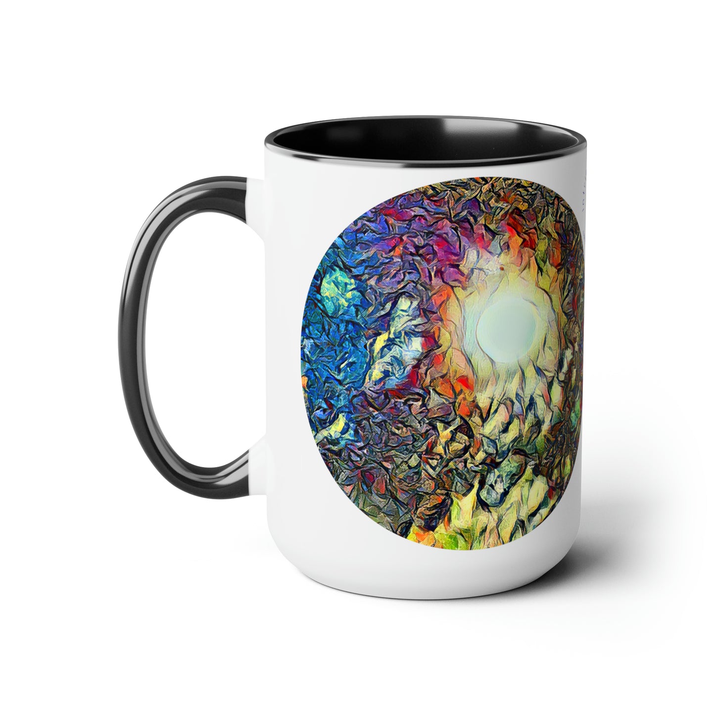 Intriguing Vistas™ Night Sky Series Two-Tone Coffee Mugs, 15oz