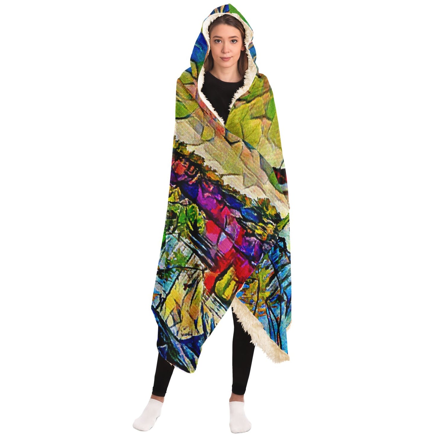 Intriguing Vistas™ Scenery Series Hooded Blanket