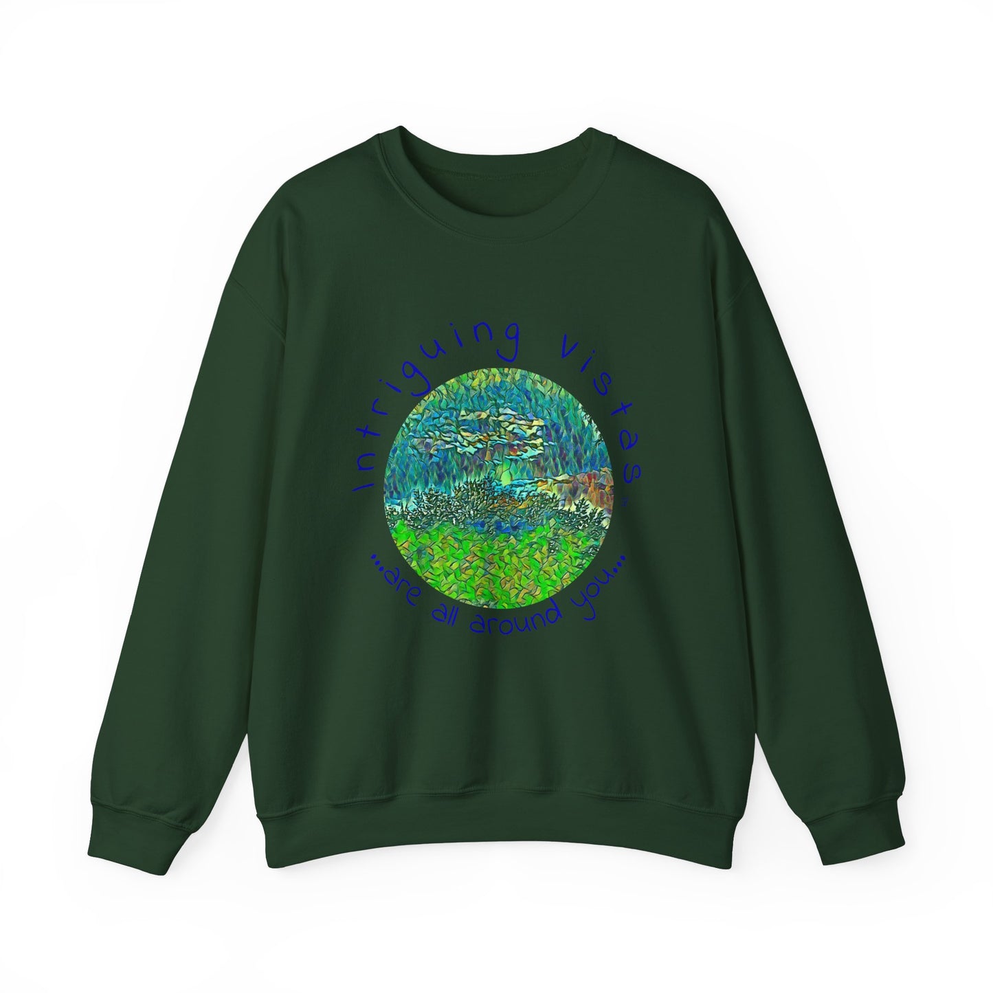 Gildan 18000 Unisex Adult Heavy Blend Crewneck Sweatshirt from the Night Sky Series at Intriguing Vistas