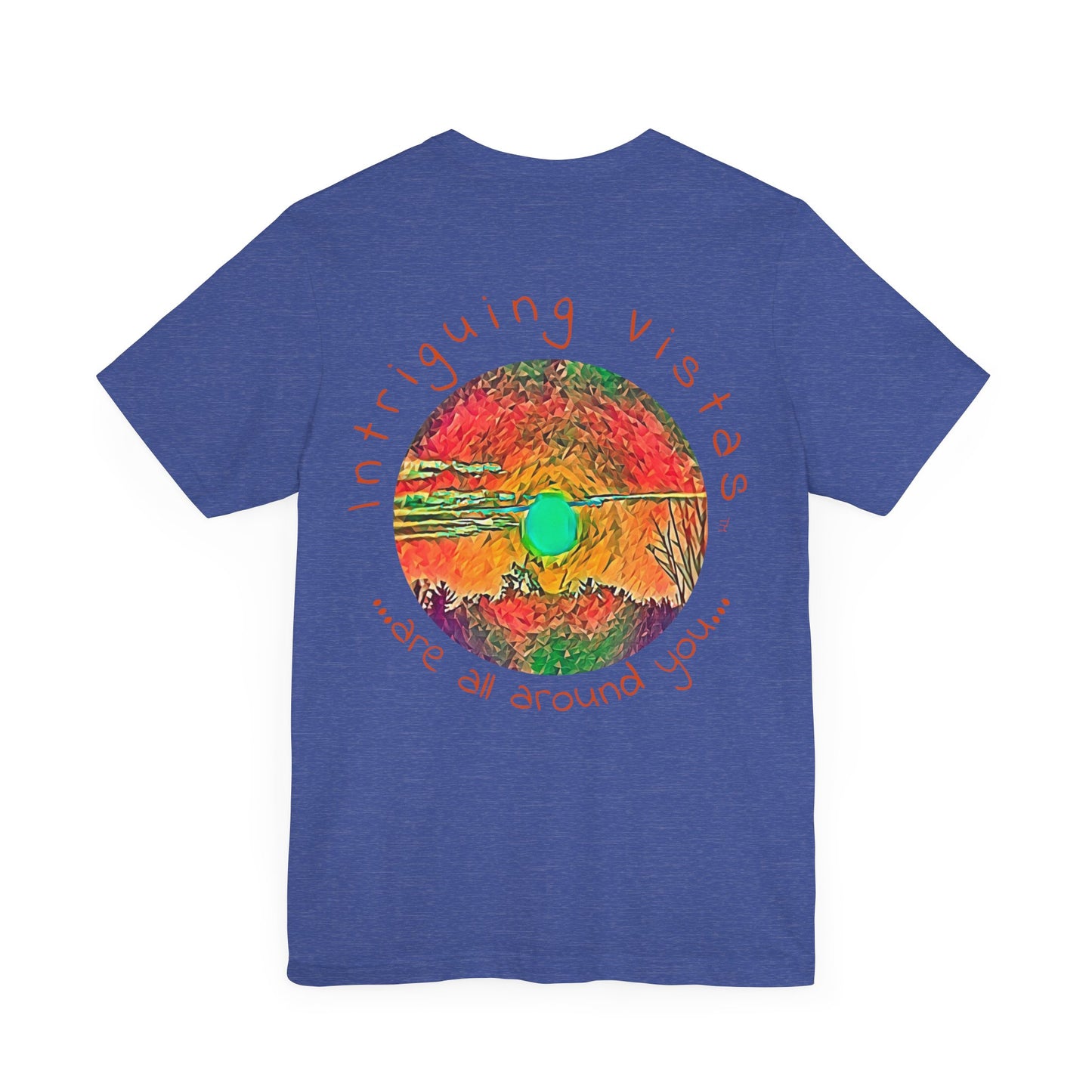 Intriguing Vistas™ Sunset Series Unisex Jersey Short Sleeve Tee