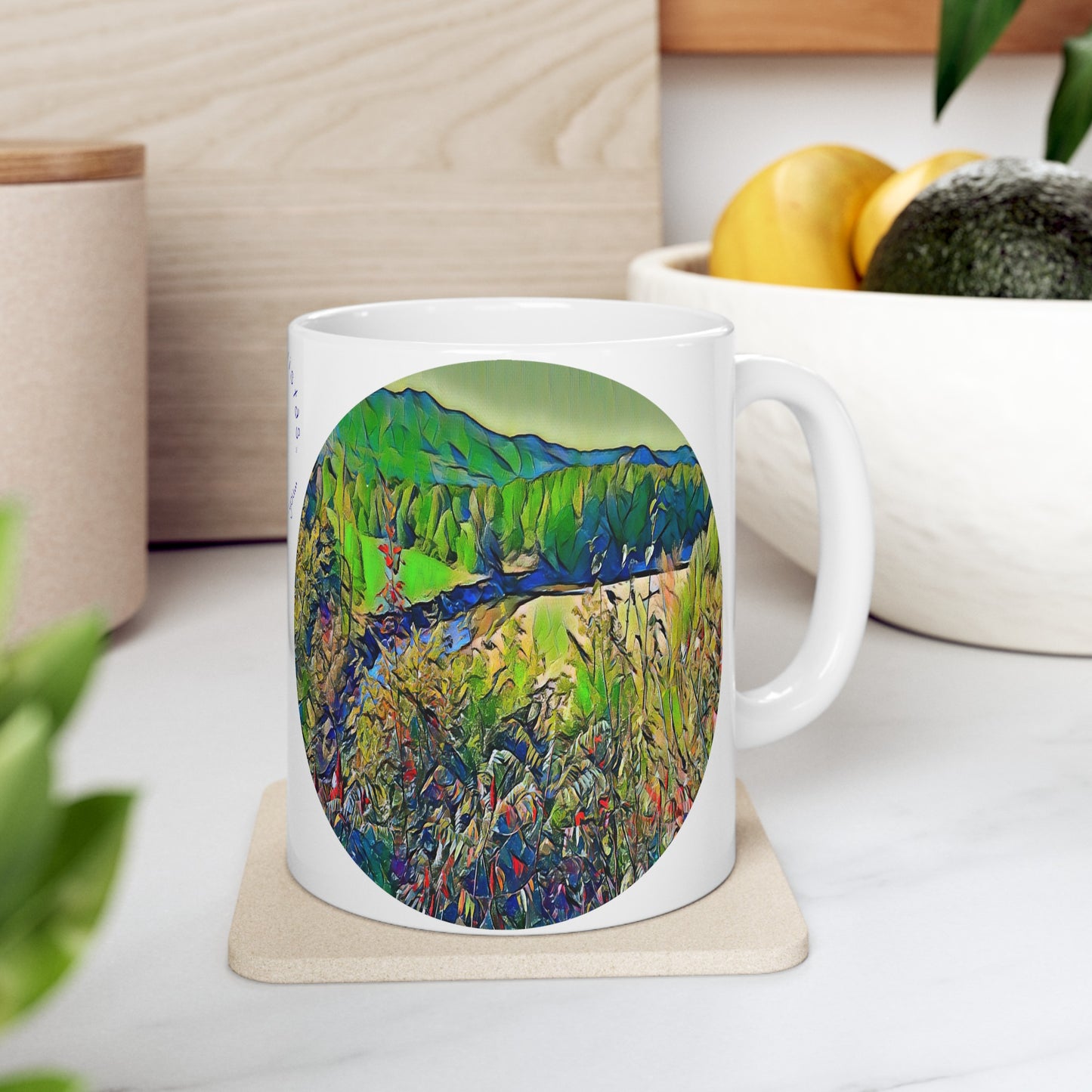 Intriguing Vistas™ Scenery Series Image Ceramic Mug 11oz