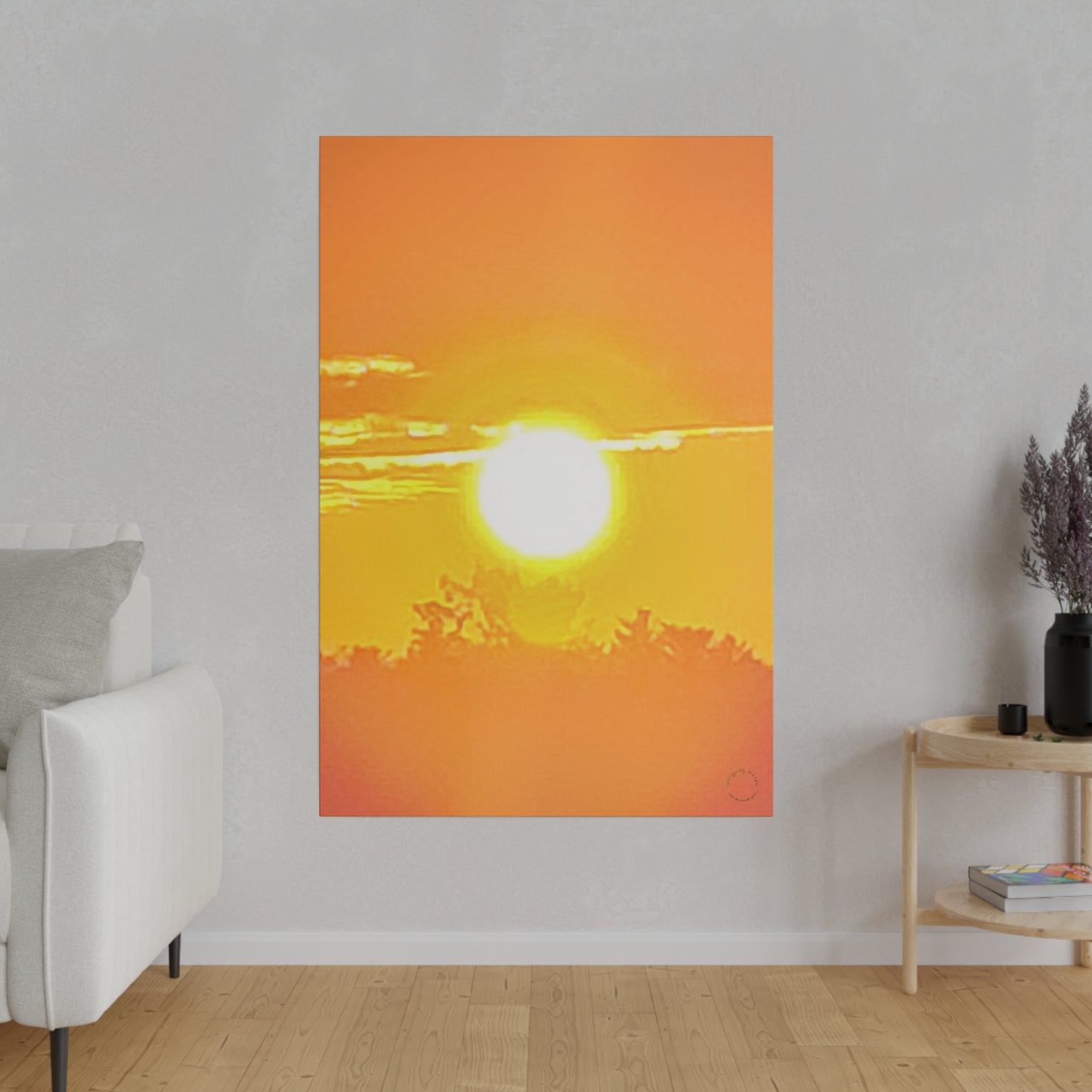 Intriguing Vistas™ Sunset Series Matte Canvas Print in 12 Portrait Sizes!!