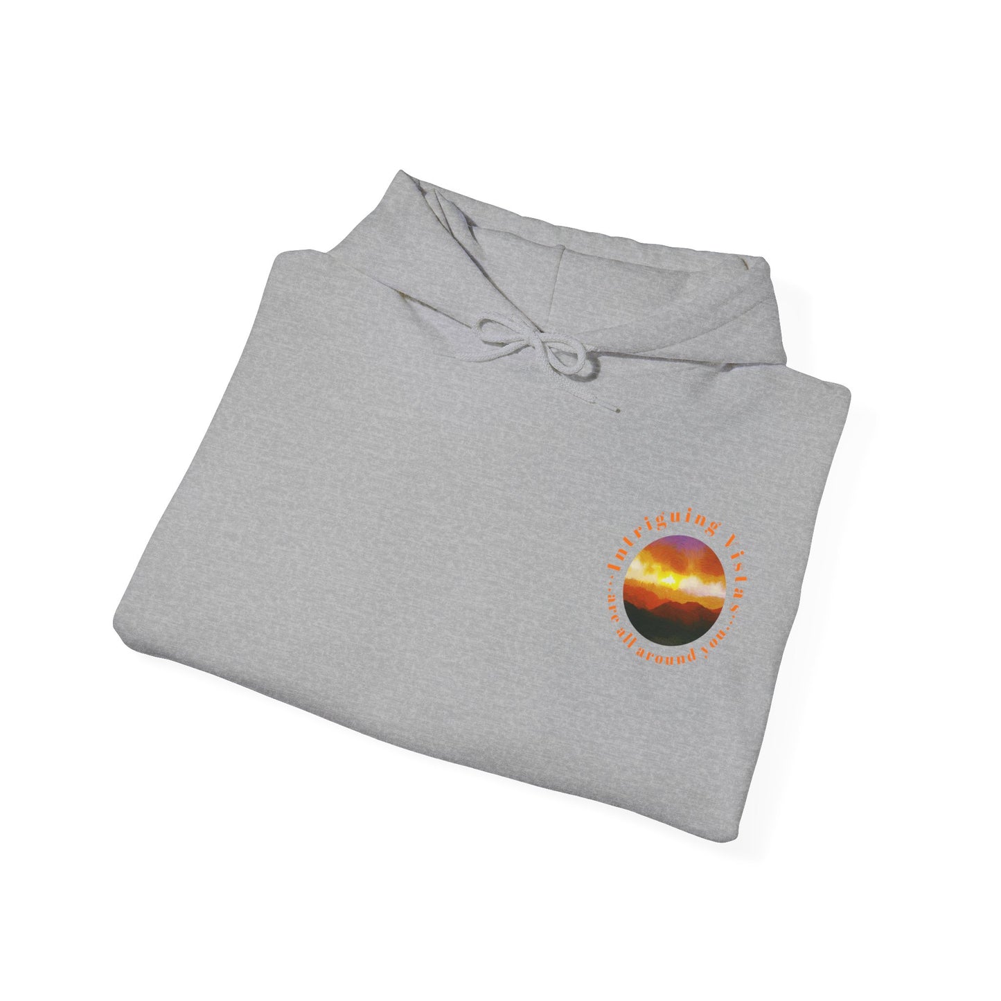 Gildan 18500 Unisex Adult Heavy Blend Crewneck Hooded Sweatshirt from the Sunset Series at Intriguing Vistas