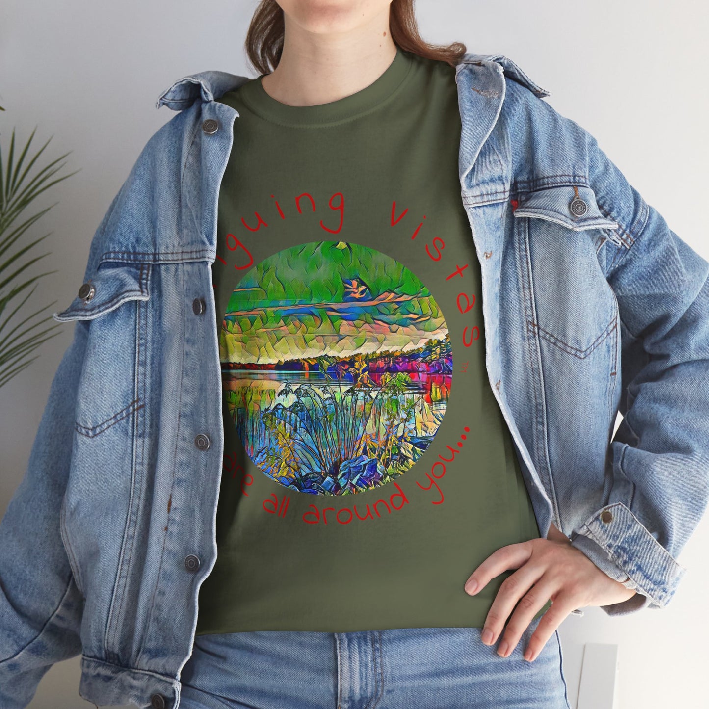 Intriguing Vistas™ Scenery Series Unisex Heavy Cotton Tee