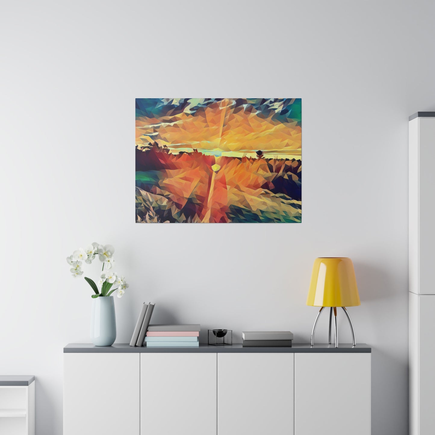 Canvas Art Print in Multiple Landscape Sizes from the Sunset Series at Intriguing Vistas