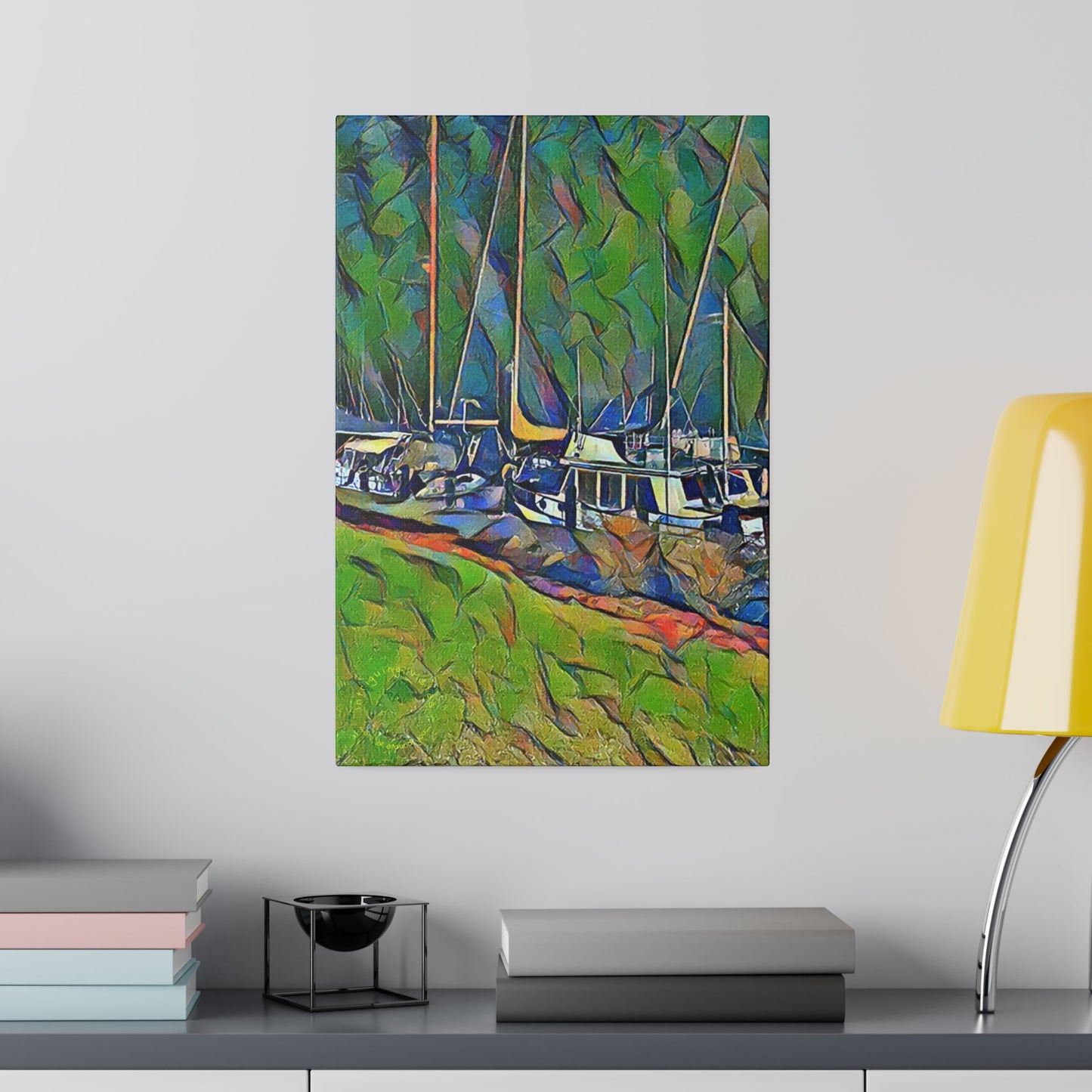 Intriguing Vistas™ Nautical Series Matte Canvas Print in 12 Portrait Sizes!!