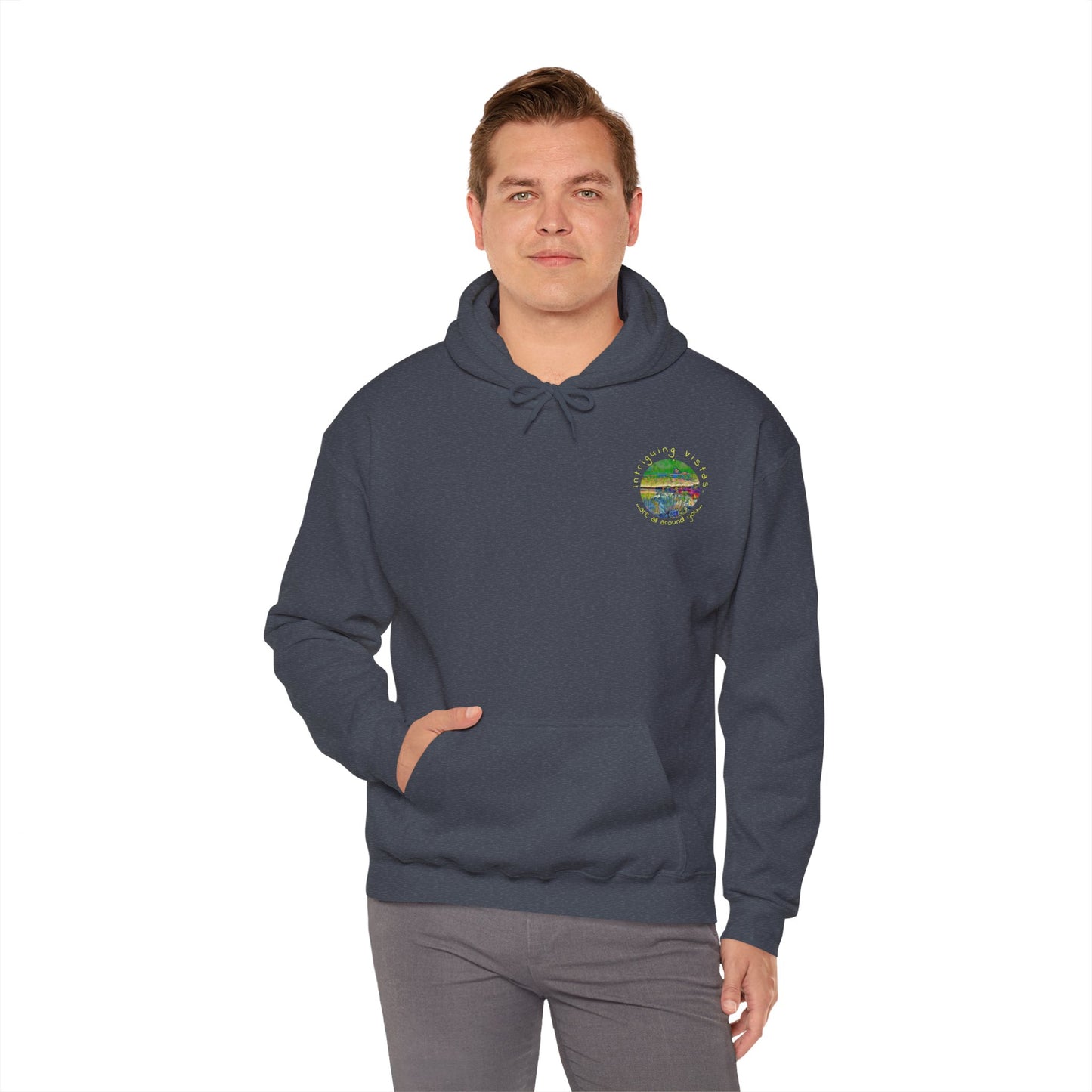 Intriguing Vistas™ Scenery Series Unisex Heavy Blend™ Hooded Sweatshirt