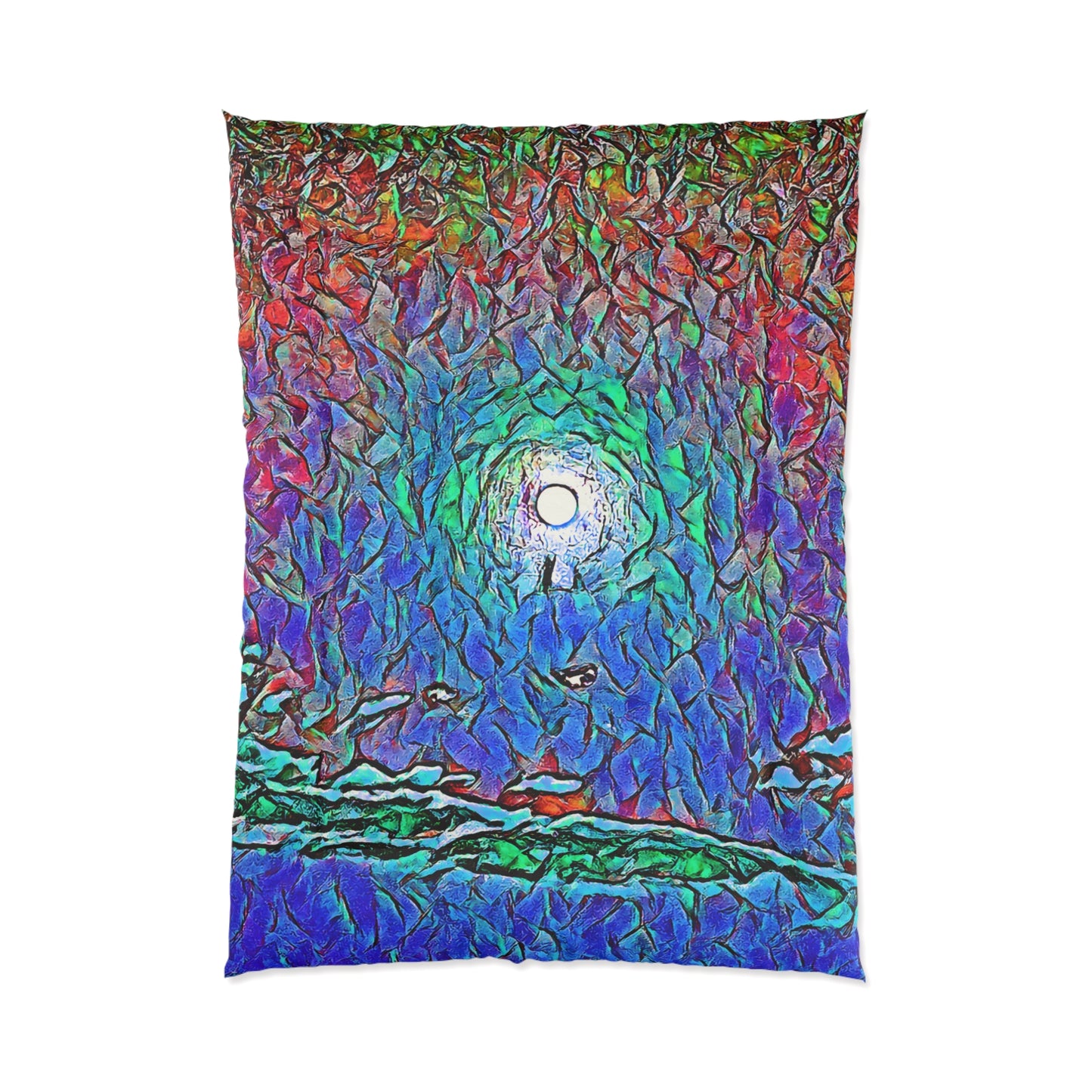 Custom Comforter Available in Four Sizes From The Night Sky Series at Intriguing Vistas