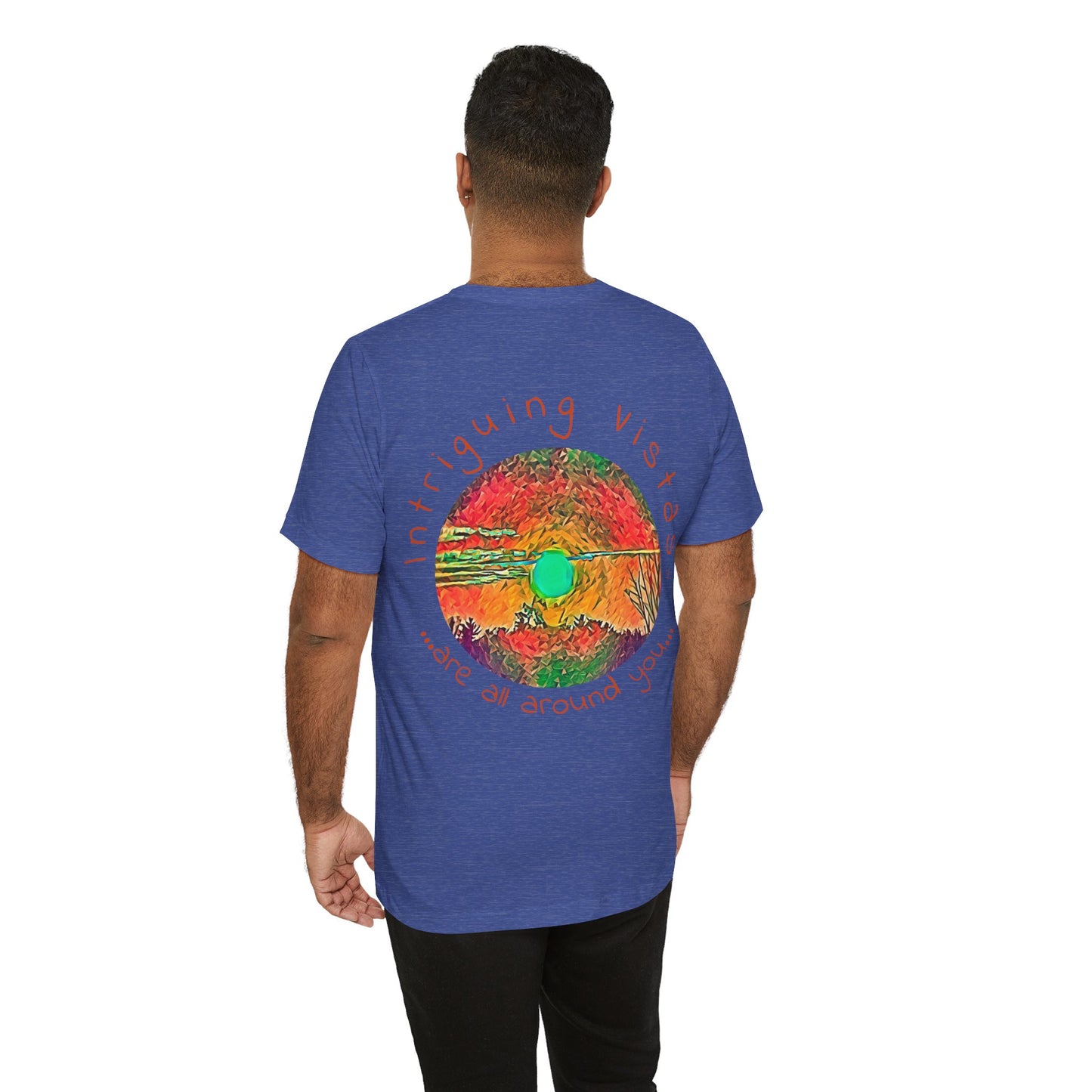 Intriguing Vistas™ Sunset Series Unisex Jersey Short Sleeve Tee