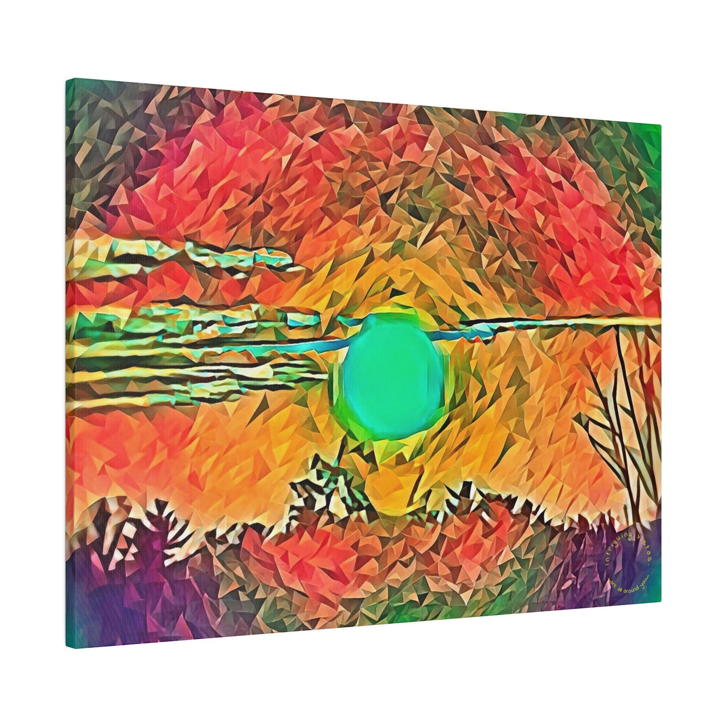 Intriguing Vistas™ Sunset Series Matte Canvas Print in 12 Landscape Sizes!!