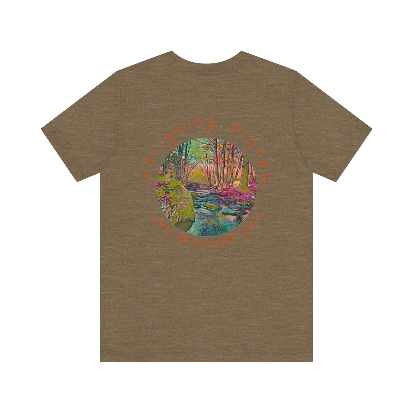 Bella + Canvas 3001 Unisex Jersey Short Sleeve Tee from the Intriguing Vistas Scenery Series