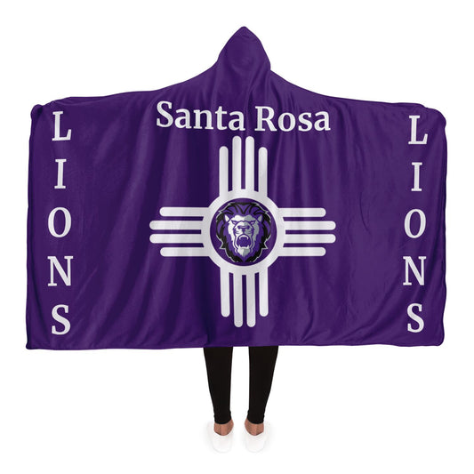 Santa Rosa Lions Hooded Blanket