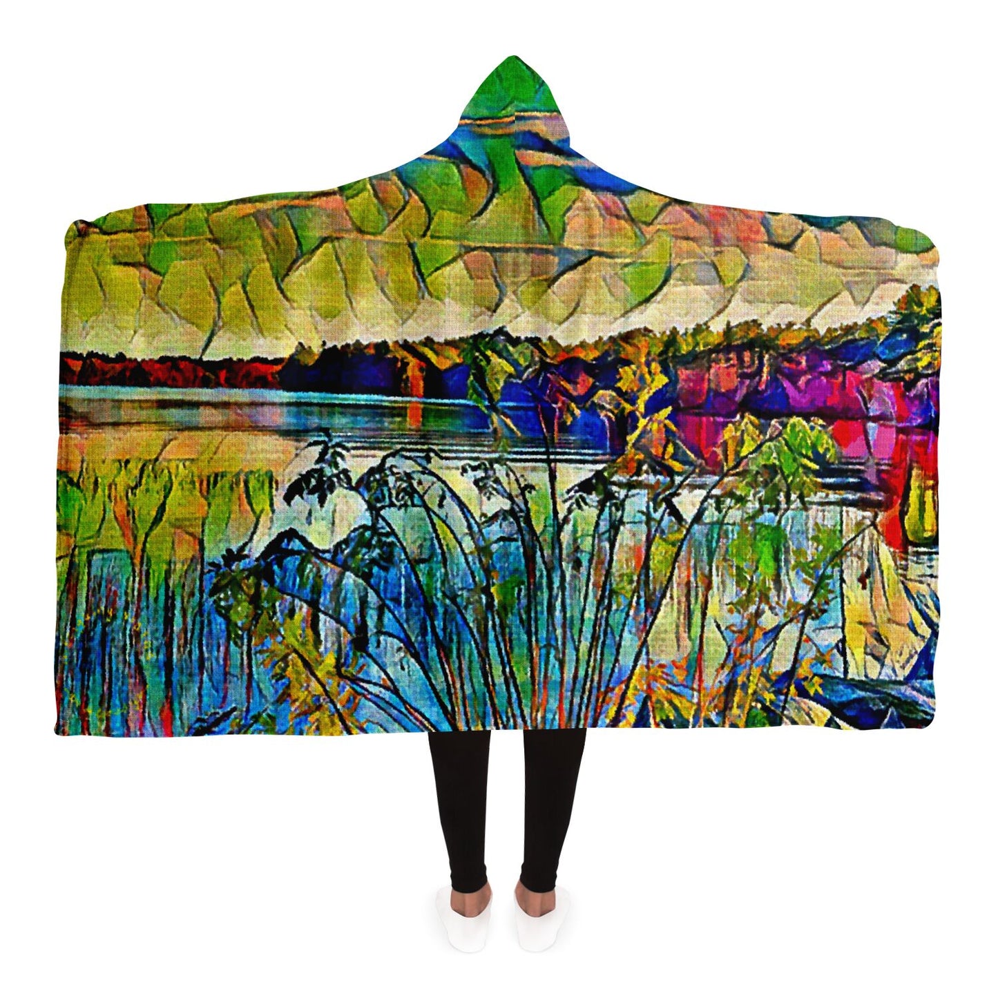 Intriguing Vistas™ Scenery Series Hooded Blanket